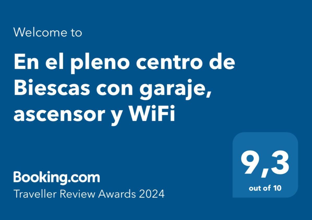 Апартаменти En El Pleno Centro De Biescas Con Garaje, Ascensor Y Wifi Екстер'єр фото